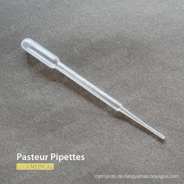 Laborübertragung Plastik -Tropfen -Pasteur -Pipette